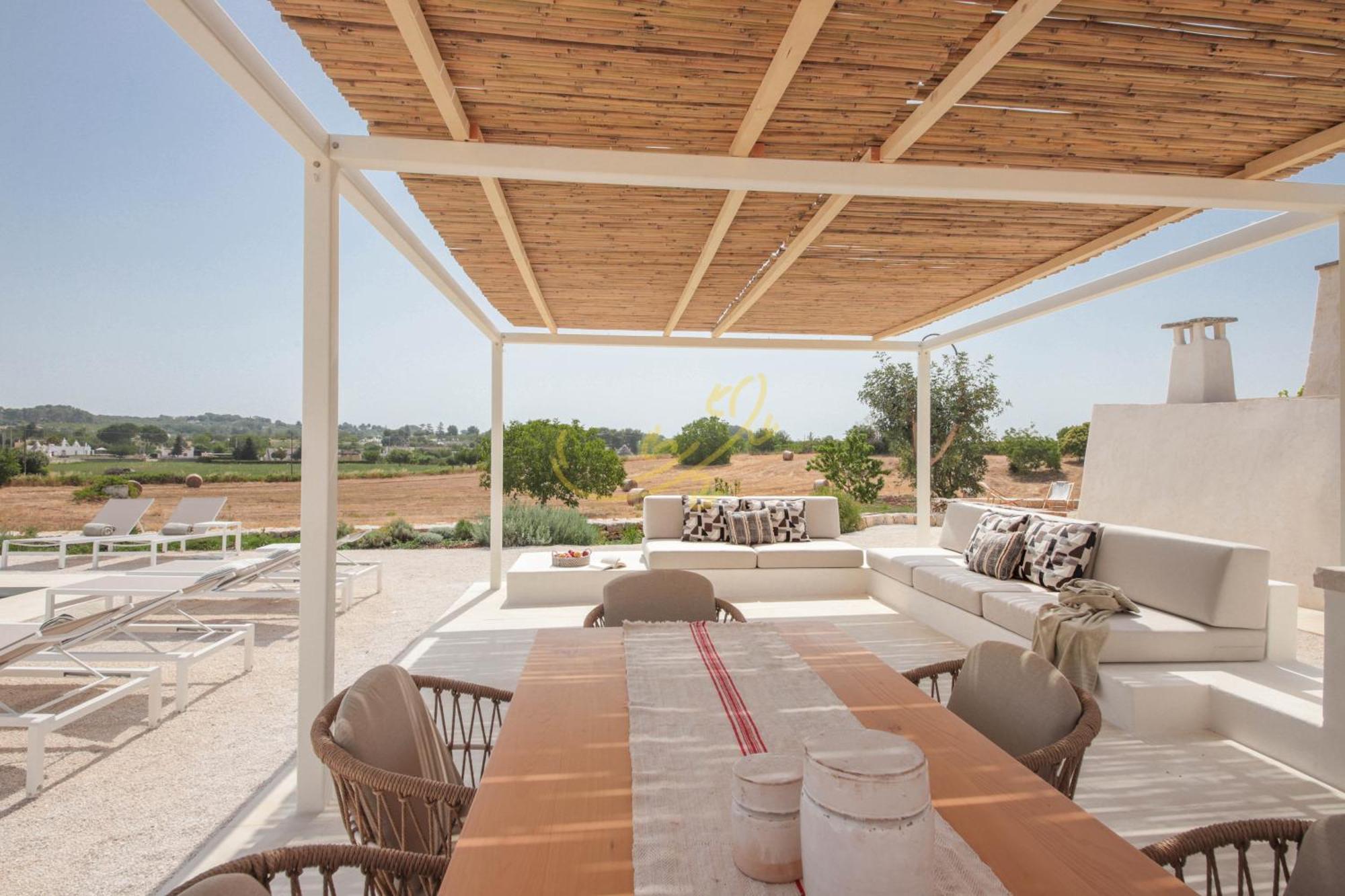 Villa Td I Coni Di Pinure Trulli With Scenic Valley View à Martina Franca Extérieur photo