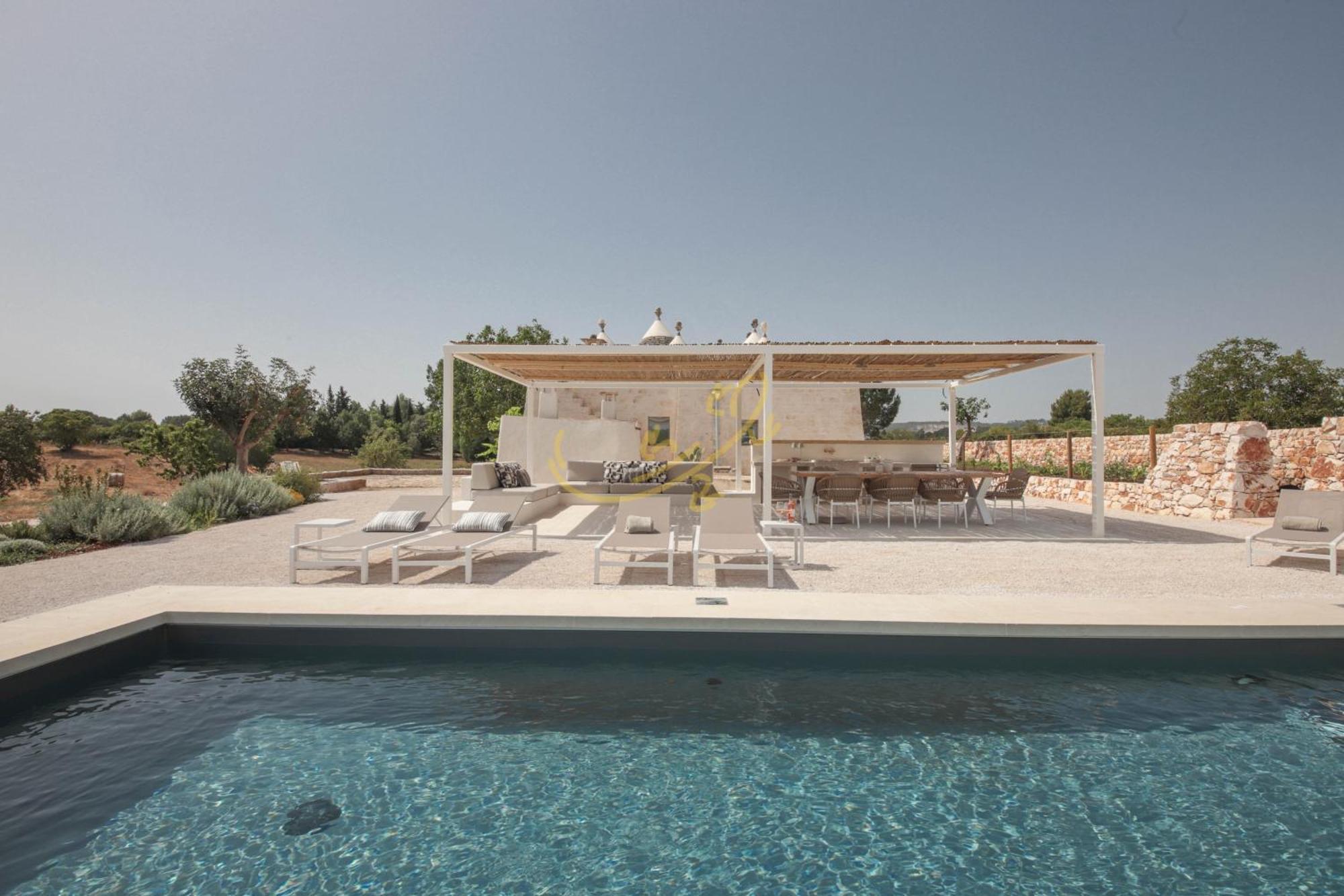 Villa Td I Coni Di Pinure Trulli With Scenic Valley View à Martina Franca Extérieur photo