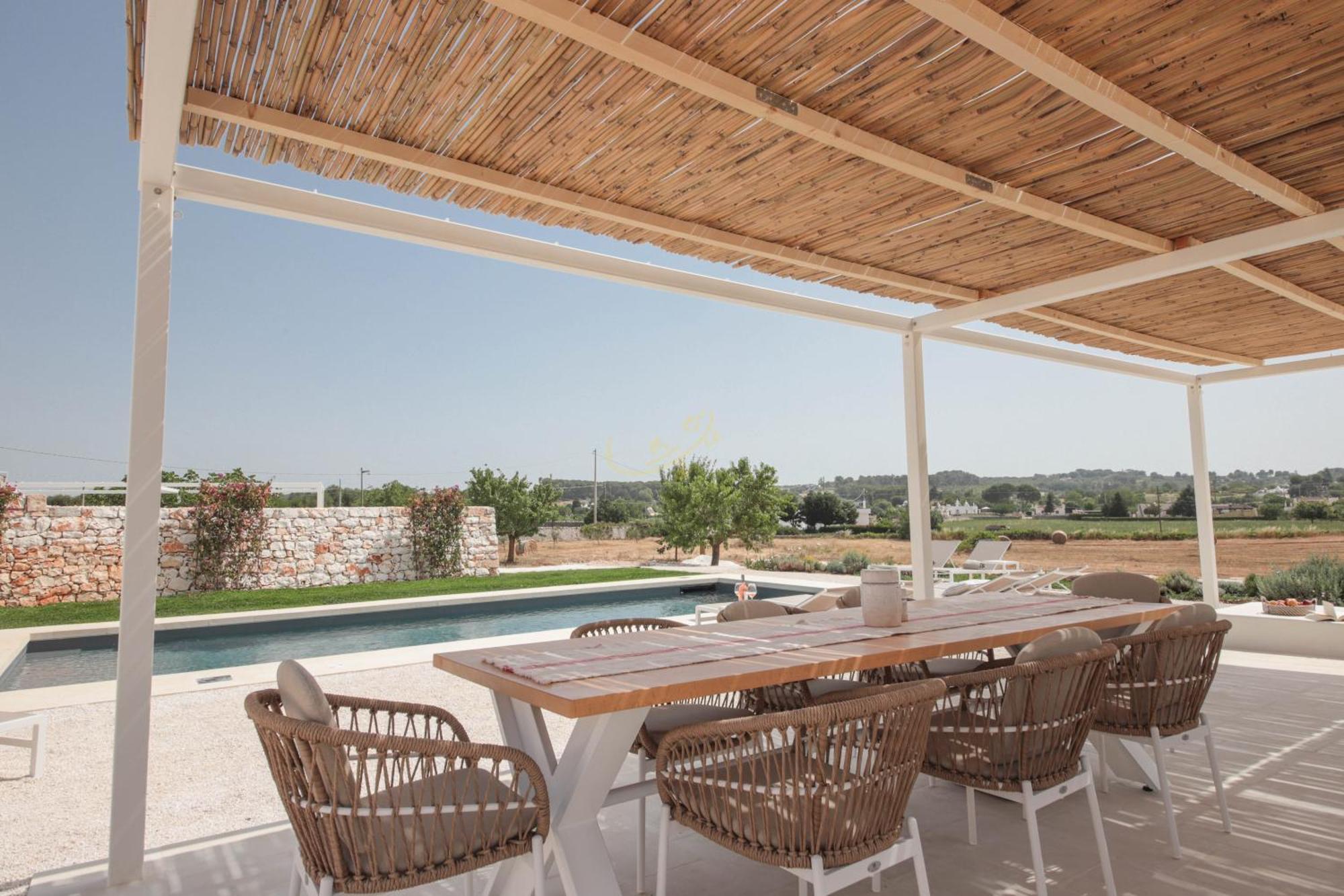 Villa Td I Coni Di Pinure Trulli With Scenic Valley View à Martina Franca Extérieur photo