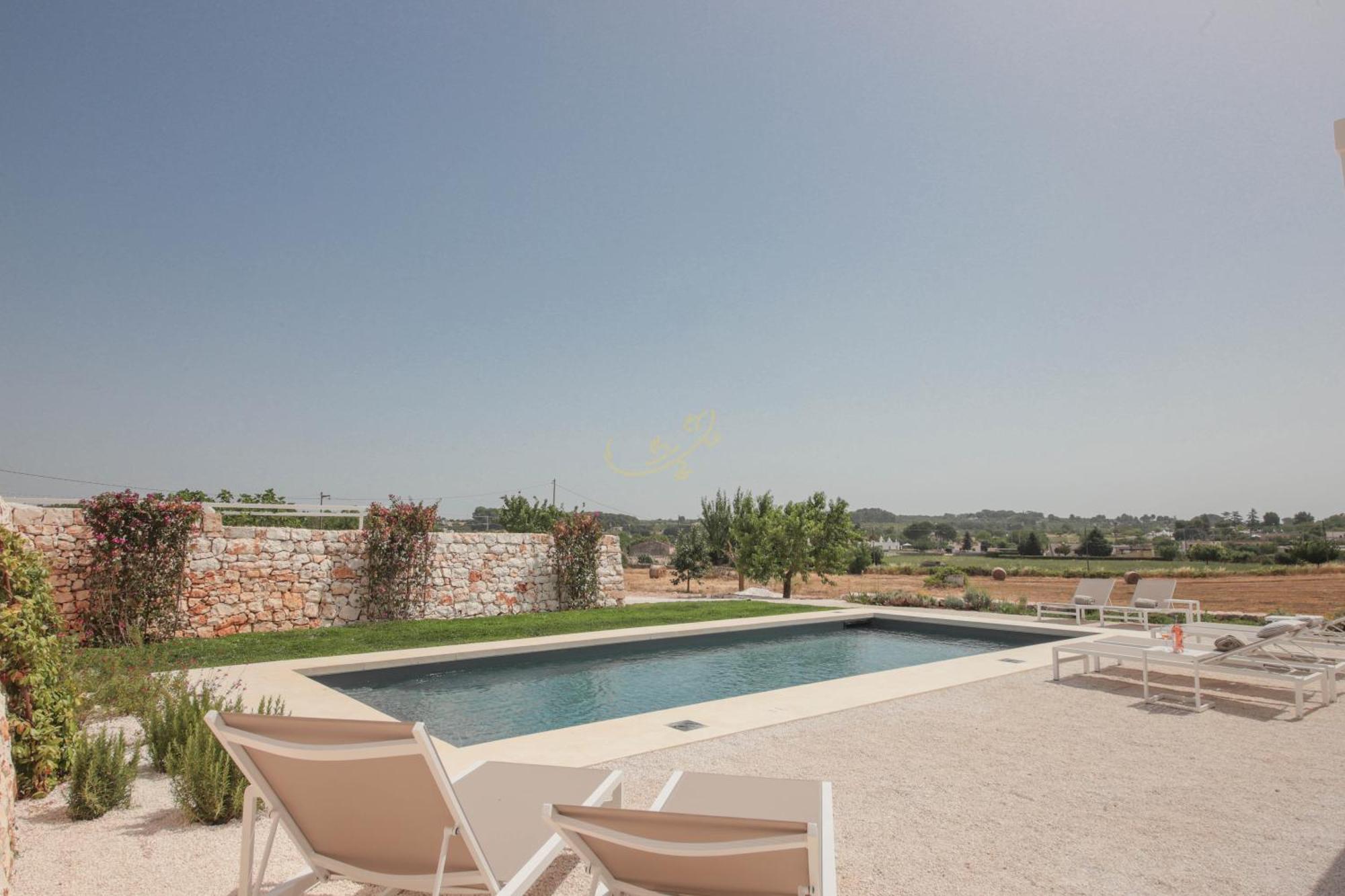 Villa Td I Coni Di Pinure Trulli With Scenic Valley View à Martina Franca Extérieur photo